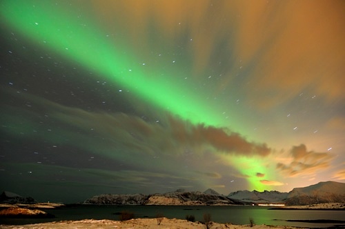 Northern lights near Tromsö