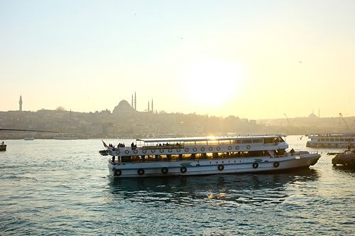 Bosporus and Süleymaniye Mosque